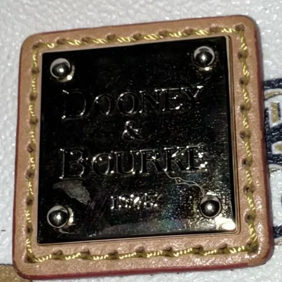 Dooney & Bourke White Sports Baseball Print Crossbody Bag - Picture 4 of 9